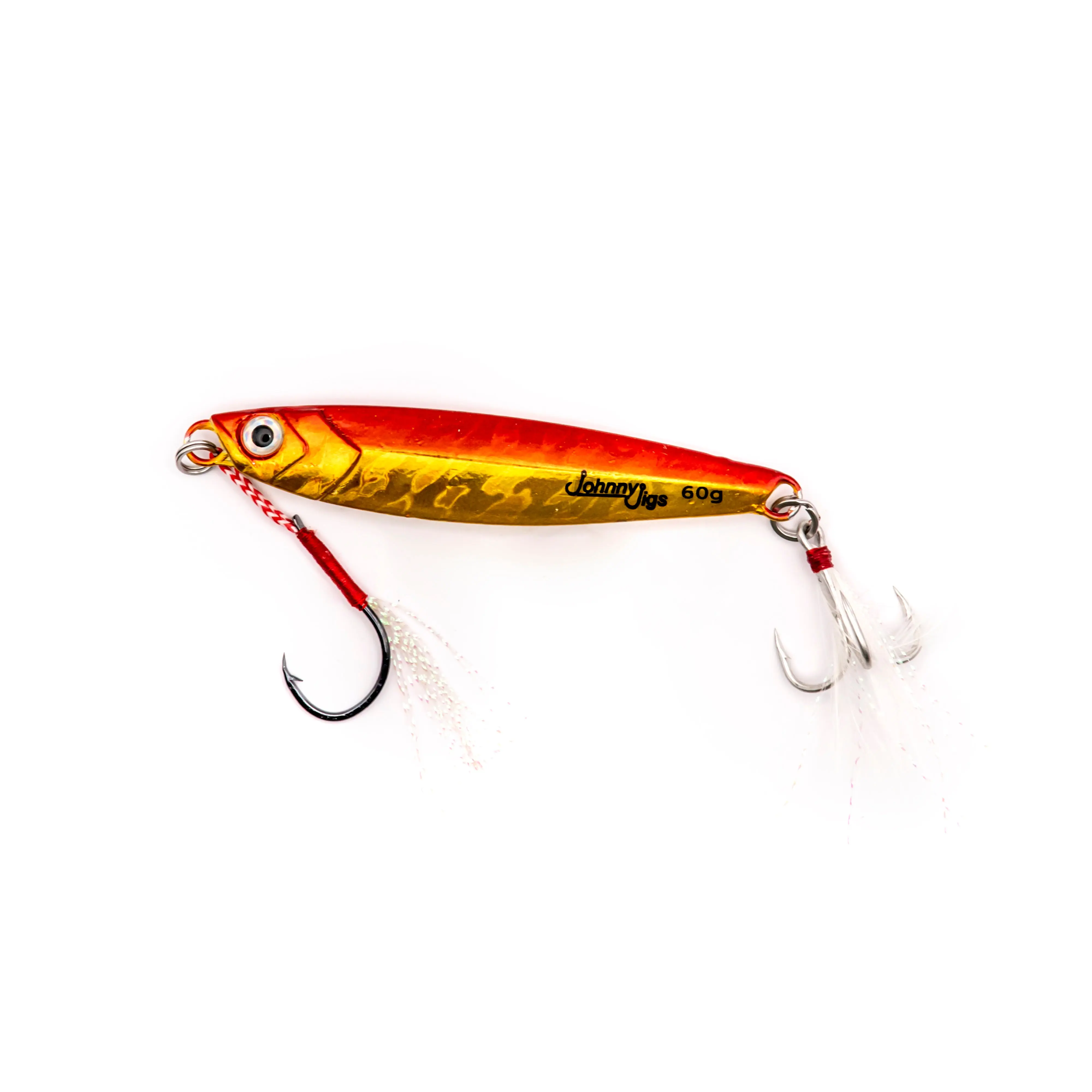 Johnny Jigs® Long Casting Jig - Gold/Red