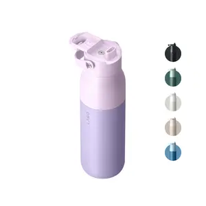 LARQ Bottle Swig Top - Insulated Wide Mouth Stainless Steel Drinkware Water Bottle With Built-In Silicone Handle Flasks Cover