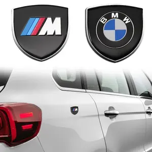 1/2Pcs 3D Metal M Logo Automotive Car Body Decor Stickers Emblem Badge Decals Accessories For BMW M X1 X3 X5 X6 E36 E39 E46 E60 E90 E53 E70 E87 E92 E93 F10 F30 G01 G20 G30 F15