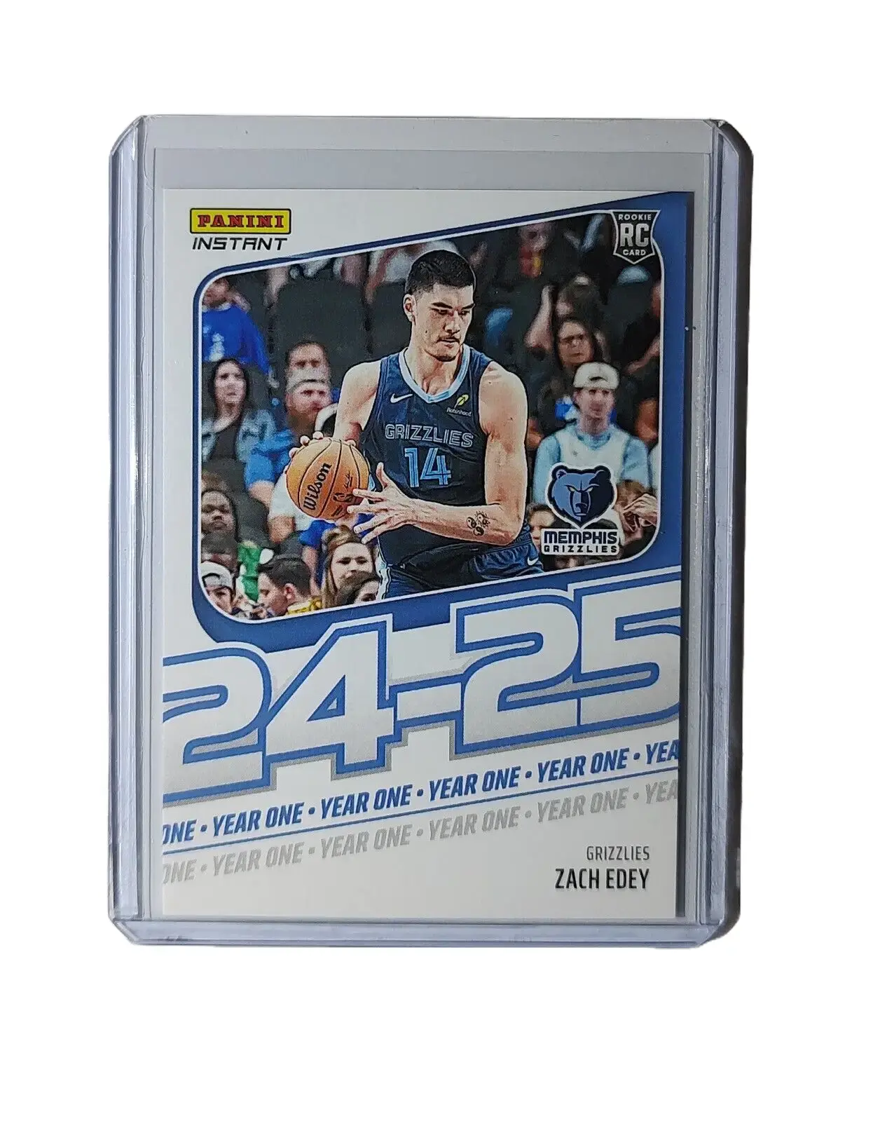 Zach Edey Rookie Card 2024-25 Panini Year One #9 Memphis Grizzlies 1/613