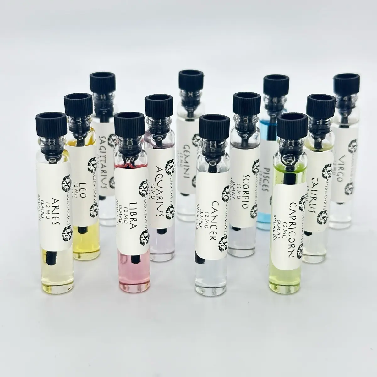 Zodiac Sample Pack | 12 individual scents - 2ml vilas | Alissia Said So ritual oil ritual Oil for At-Home Spiritual Practice
