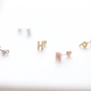Mini Alphabet Earring