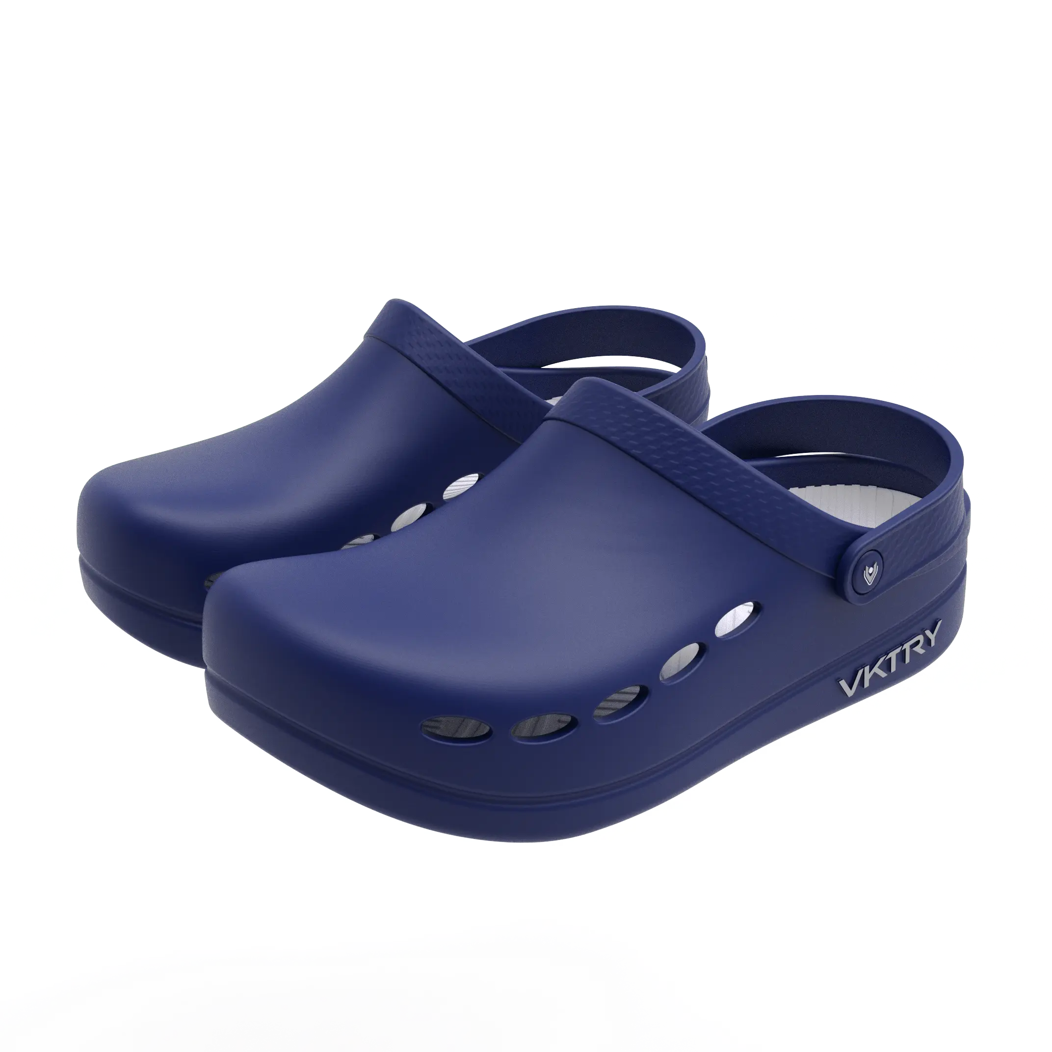 VKTRY Recovery Clog - Men's Athletic Carbon Fiber Slippers, Non-Skid Breathable Casual Footwear with Dual-Density EVA Footbed for Daily Relaxation