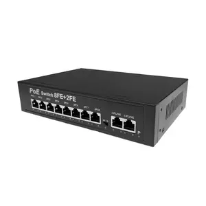 POE switch, high power, 10 ports, POE port 30W,IEEE802.3af/at, small size, compact structure