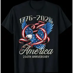 America 250th Anniversary 1776 2026 250 Year Men Women Kids T-Shirt