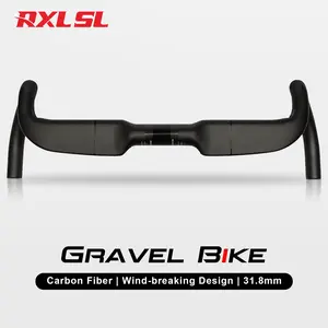 Cycling Gravel Bike Speed Handlebars RXL SL 31.8 Carbon Road Handlebar For Bicycle Internal Routing UD Matte Drop Handle Bar