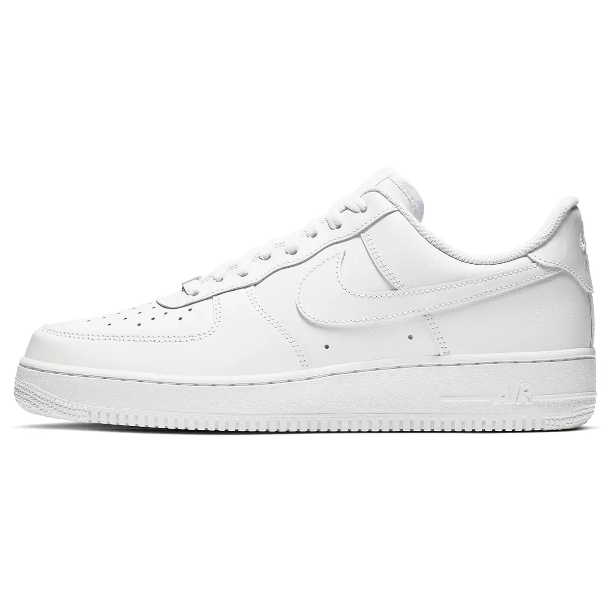 Nike Women and Men's Air Force 1 Low White Classic Sneakers Shoes - Plain Design for Everyday Wear (Size 5.5W-13M) CW2288-111 & DH2920-111