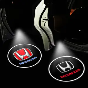 Car Door Welcome Light LED Projection Lamp Honda Car Door Logo Light Interior Decoration Accessories