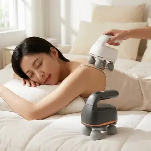 4-Head High Power Fascia Gun 6 Speed Adjustable Full Body Muscle Relax Device#FasciaGun #MuscleRelax #BodyCare #FitnessRelax #MassageTool Massage Mini Tissue Deep