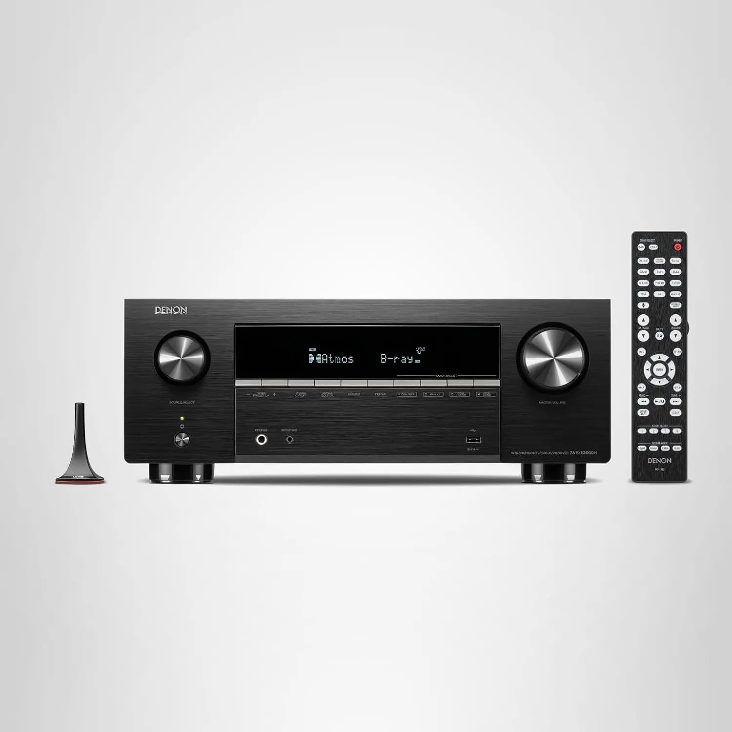 Denon AVR-X3900H 9.4 Channel AV Receiver, 105W Power, Dolby Atmos, DTS:X, AURO-3D & IMAX Enhanced, 8K/60Hz & 4K/120Hz Video Support, HEOS Multiroom Audio Streaming