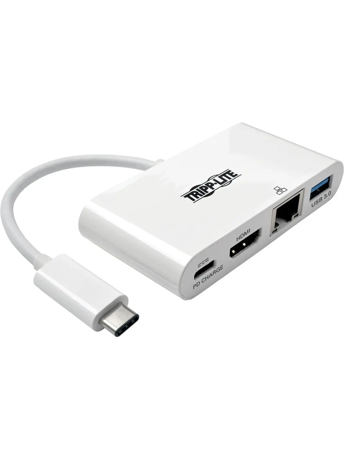 Tripp Lite TRL-U444-06NHGUC USB C to HDMI Multiport Adapter Dock with USB Type C to HDMI Cable - Black