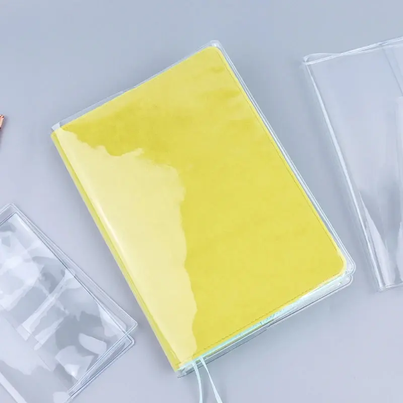 Waterproof PVC Binder Cover Clear Scrapbook Cover Replacement A6/A5 PVC Sleeve