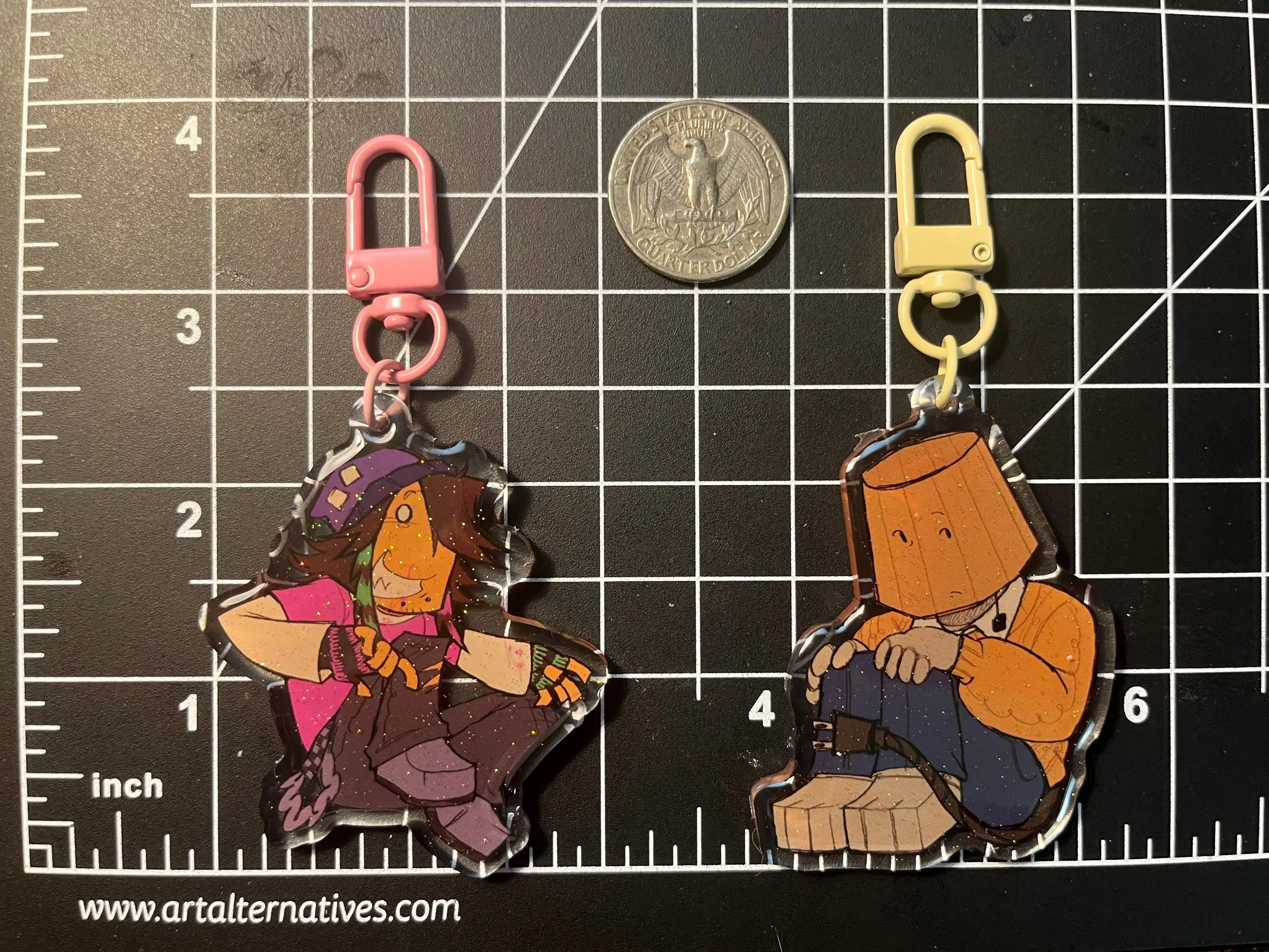 REGRETEVATOR KEYCHARMS wave 2 - Pest , Gregoriah , Lampert , Infected
