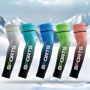 5-pairs Sports UV Protection Arm Sleeves for Men Women, Cooling Ice Silk Arm Guards, Sun Blocking Arm Warmers for Summer Cycling, Driving & Outdoor Activities summerwins