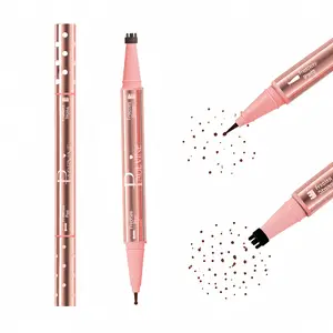 Double-Ended Cosmetic Freckle & Beauty Pen - 5-Tip Freckle Applicator, Single-Tip Mole Stamp, Waterproof, Smudge-Proof, Long-Lasting, Flawless Smooth Pigment, Blendable, Realistic Sun-Kissed Look, Easy & Precise, Beginner-Friendly, Daily Makeup, Beauty Pr