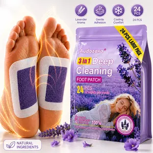 Natural Lavender Foot Patches (24pcs) | Plant-Based Overnight Foot Softening Care