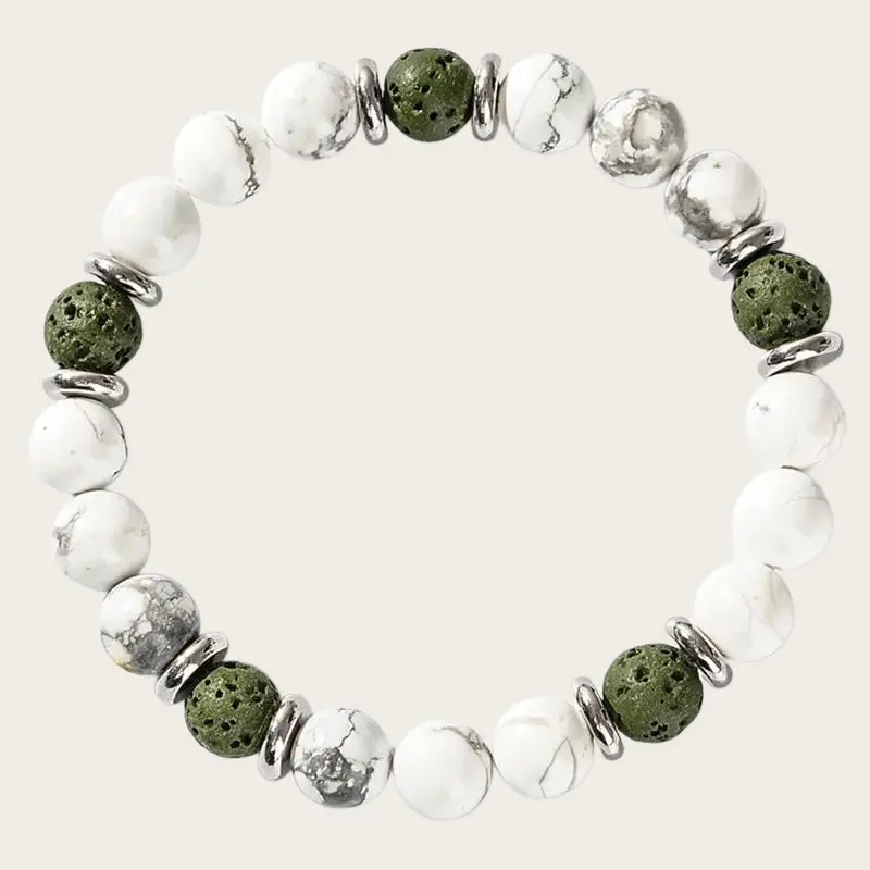 White pine + volcanic rock