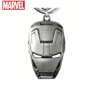 ​​1PC Marvel Officially Licensed Iron Man Pewter Keychain, Metal Keyring for Backpack Hanging - Birthday Party Gift for Iron Man Fans & Friends​​