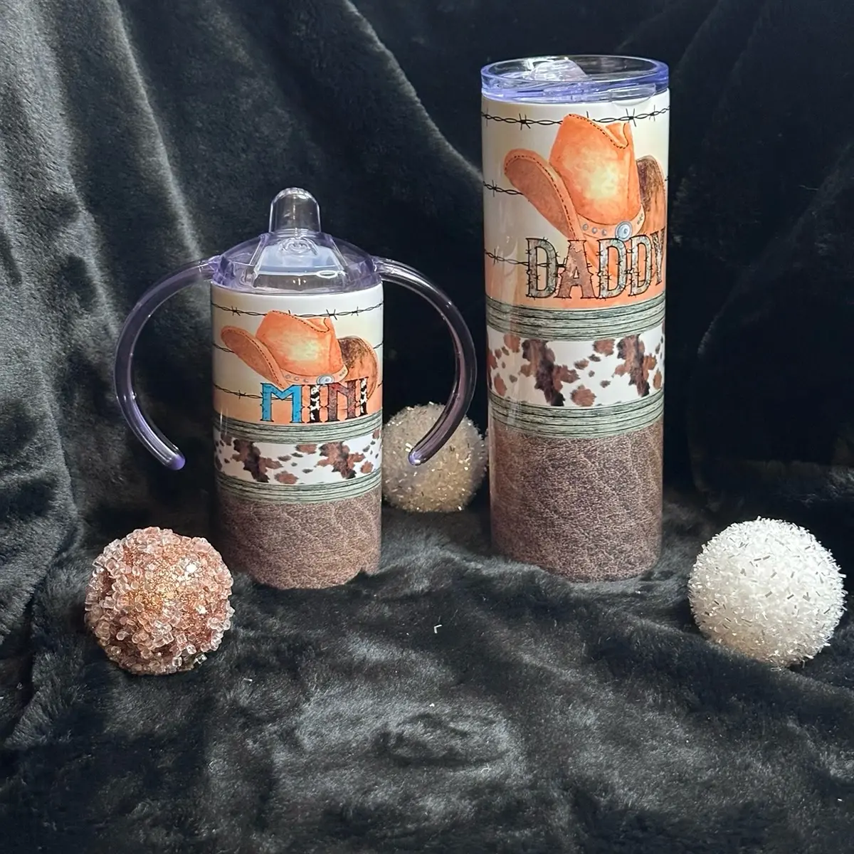 Dad and mini tumbler set