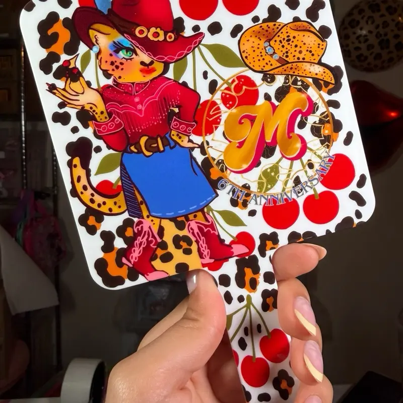 MetamorphosisBF Cheetah cherry mirror limited edition tion MetamorphosisBF Cheetah cherry mirror limited edition tion