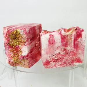 Pink Himalayan Salt Soap -Coconut Milk Quartz Colossal Spa Bar -350G/ 12oz Vegan Organic Coconut Milk
