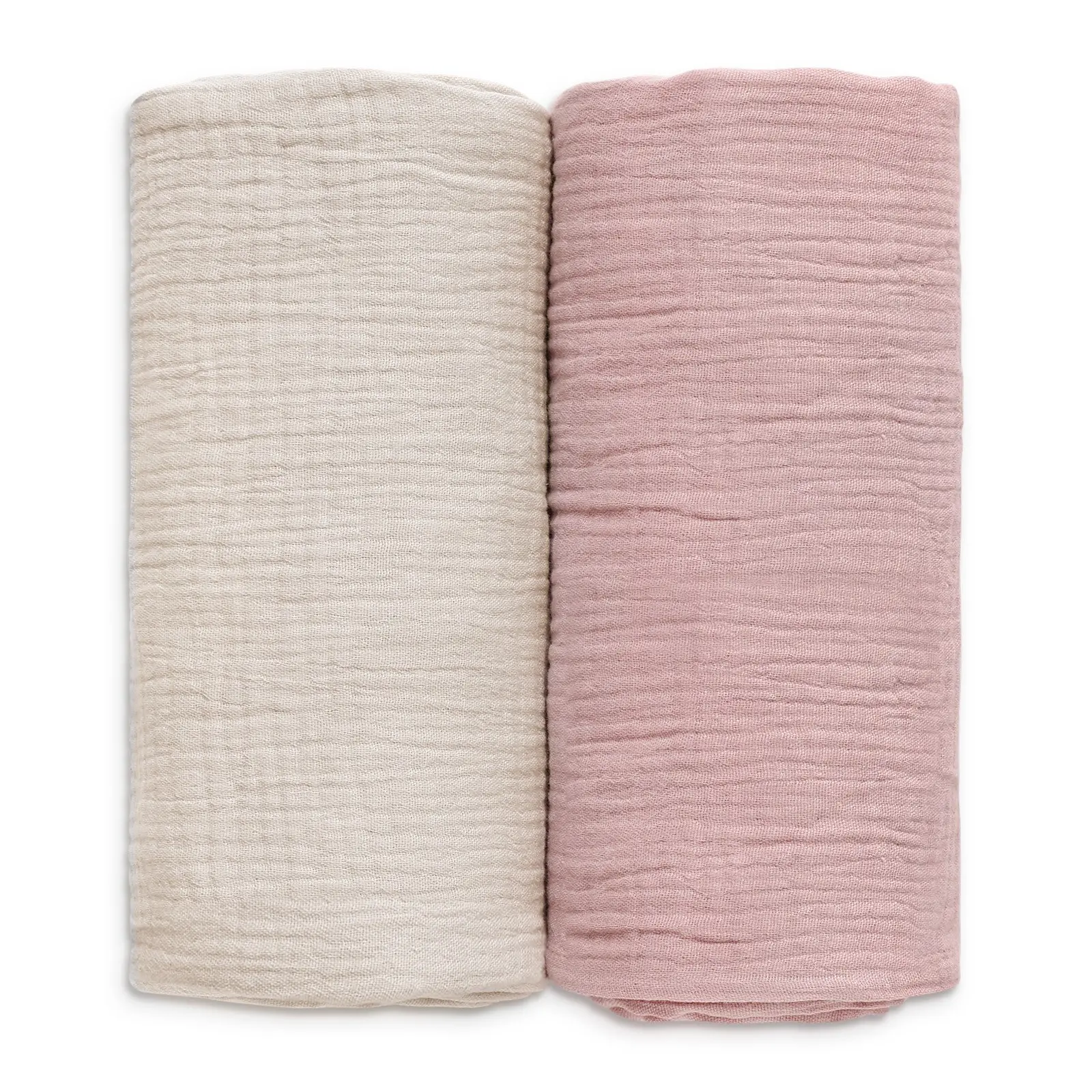 2 Pack Muslin Swaddle Blankets for Unisex, Newborn Receiving Blanket, Large 40 x 38 inches, Soft Breathable Washable Muslin Baby Swaddles for Boys & Girls, Soft Fabric, Swaddle Set