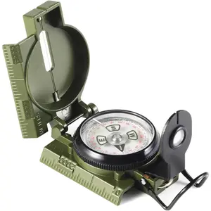Multifunctional Military Sighting Navigation Compass with Inclinometer |   Impact Resistant & Waterproof Compass  Hiking, Camping