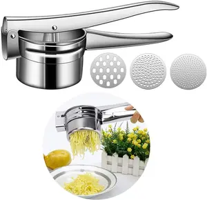 Heavy duty mashed potato grinder vegetable juicer fruit juicer summer watermelon and lemon juicer | Food grade stainless steel kitchen utensil baby food maker