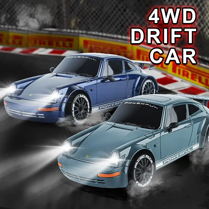 1:20 Scale High-Speed RC Drift Car with Lights, Realistic Design, 2.4g Remote Control, Includes Drift Tires, Birthday Gift, Random Colors, Remote Controlled Car