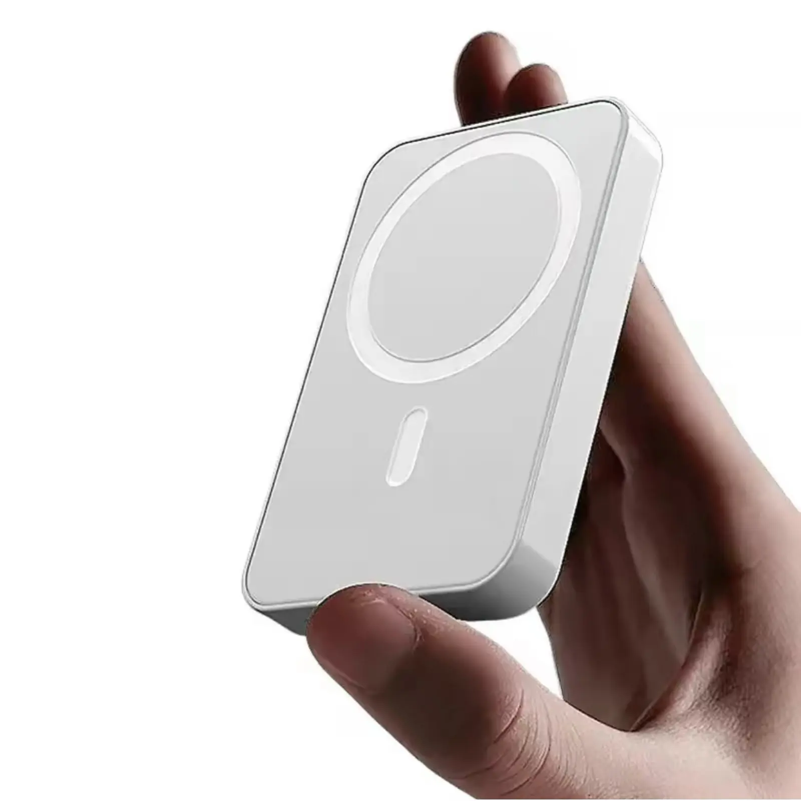 Magnetic Power Bank 5000mAh,MagSafe-Compatible Wireless Portable Charger,Compact Battery Pack for iPhone 12-17 Series,Works Best with Magnetic Cases Charging