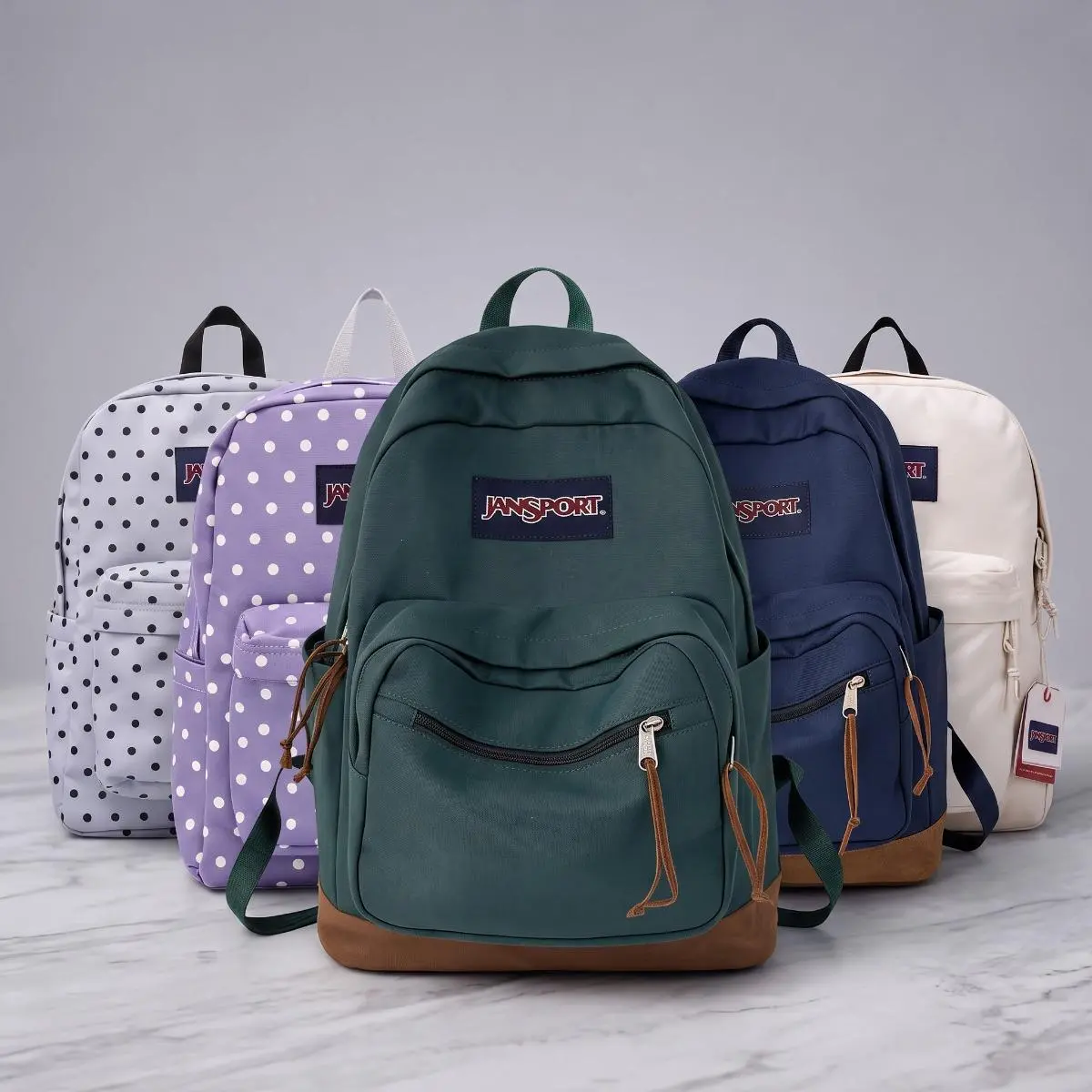 JanSport Cool Backpack | 15‑Inch Laptop Sleeve Large Rucksack, 2 Compartments Ergonomic Straps Black Computer Bag For School Travel Work