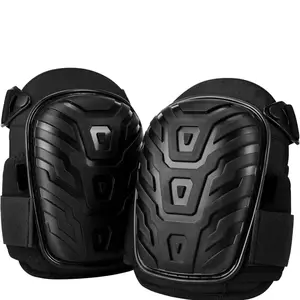 Professional Knee Pads, Anti-Skid Wear-Resistant Protection, Heavy Duty Foam Padding, Gel Construction, Strong Double Straps, Workout Equipment