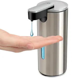 Automatic Soap Dispenser, Battery Operated Touchless Liquid Soap Dispenser with 3 Adjustable Volume Control, Waterproof Soap Container for Kitchen & Bathroom [without Battery] #TOP PICKS
