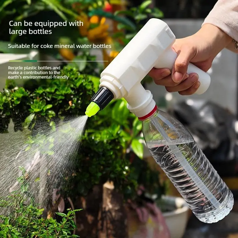 Home use electric watering sprayer for gardening, garden watering sprayer, rechargeable disinfectant and cleaning device, small multi-function drip irrigation system.