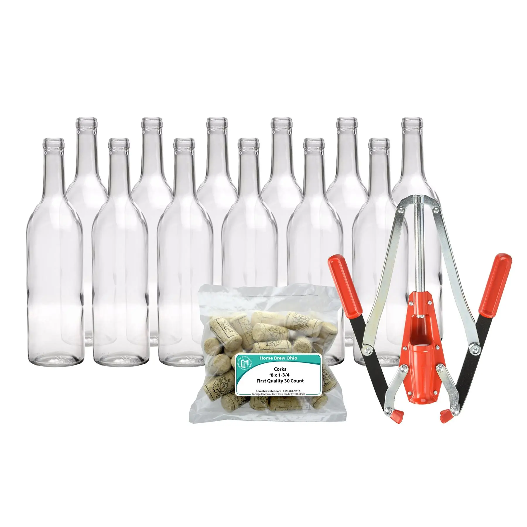 Home Brew Ohio One Gallon Wine Bottling Package