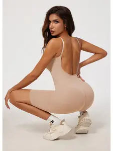 Backless Shapewear Bodysuit for Women | Tummy Control Waist Sculpting & Butt Lift Heavyweight Smoothing Tank