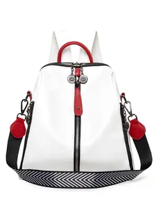 Women PU Leather Backpack, Vintage Shoulder Bag, Female Backpack, Ladies Travel Bookpack, Mochila School Bags for Girls, Zipper Backpack