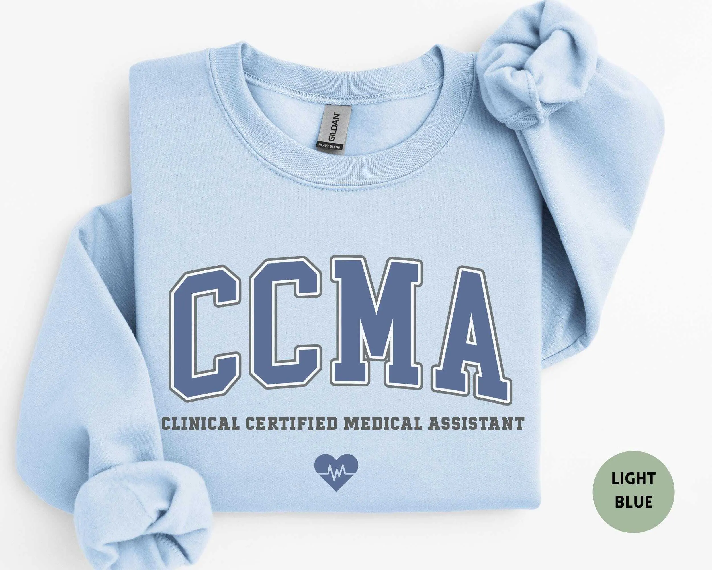 CCMA Short-Sleeve T-SHIRT Or Sweatshirt , Certified Clinical Medical Assistant, CCMA Nurse Gift, Medical Assistant
