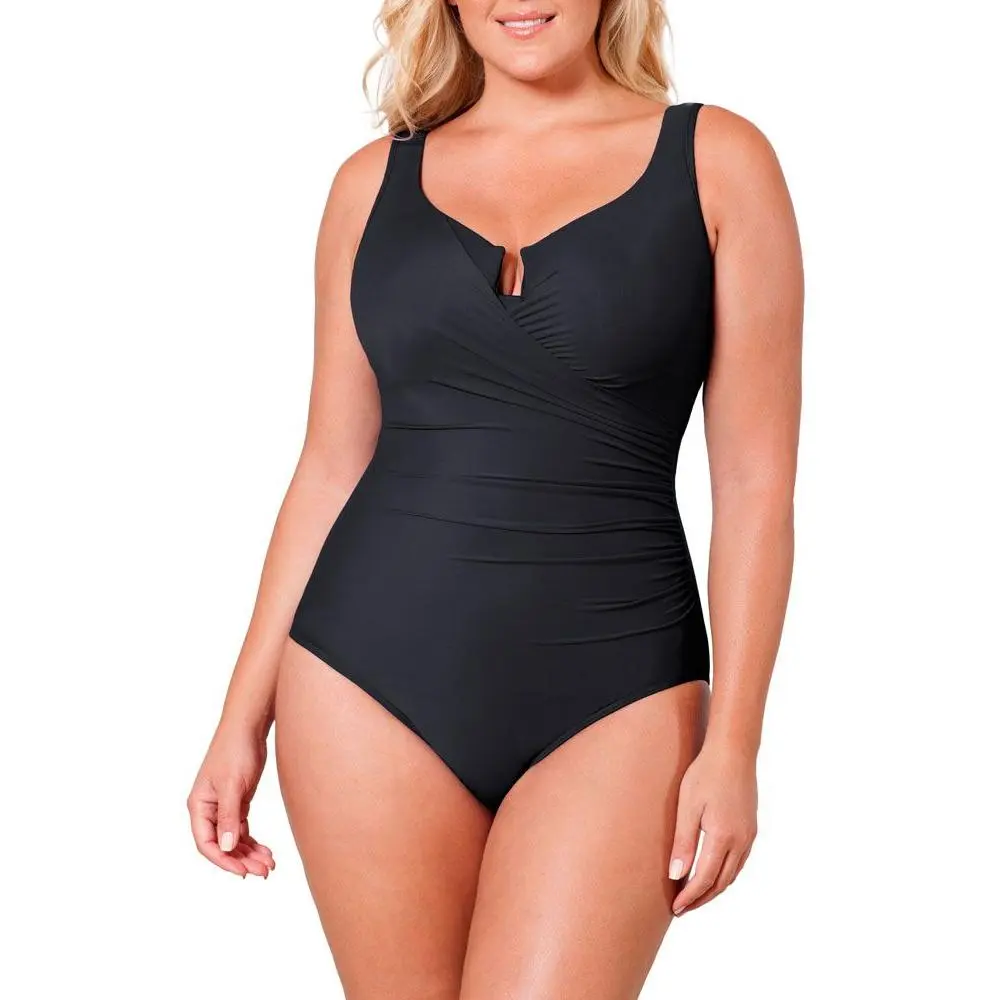 Miraclesuit Solids Escape Plus One Piece Swimsuit