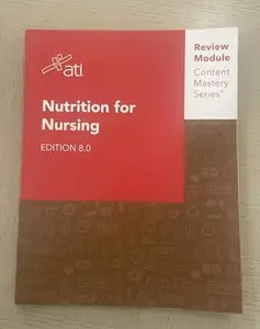 USED-Nutrition for Nursing Edition 8.0 ATI Review Module Content Mastery Series by Alissa Althoff (Paperback)