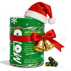 MOTO Support Capsules: TeaExtract + Vitamin B12 Healthcare Dietary Edible Supplement Fitness