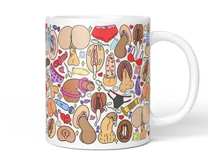 [Sale up to 30%] Sex Coffee Mug, Adult Humor Gift For Himher, Naughty Morning Cup, Graphic Tees, Funny Coffee Mug Gift