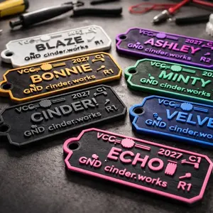 Custom PCB Name Keychain | Circuit Board Design | AI Generated