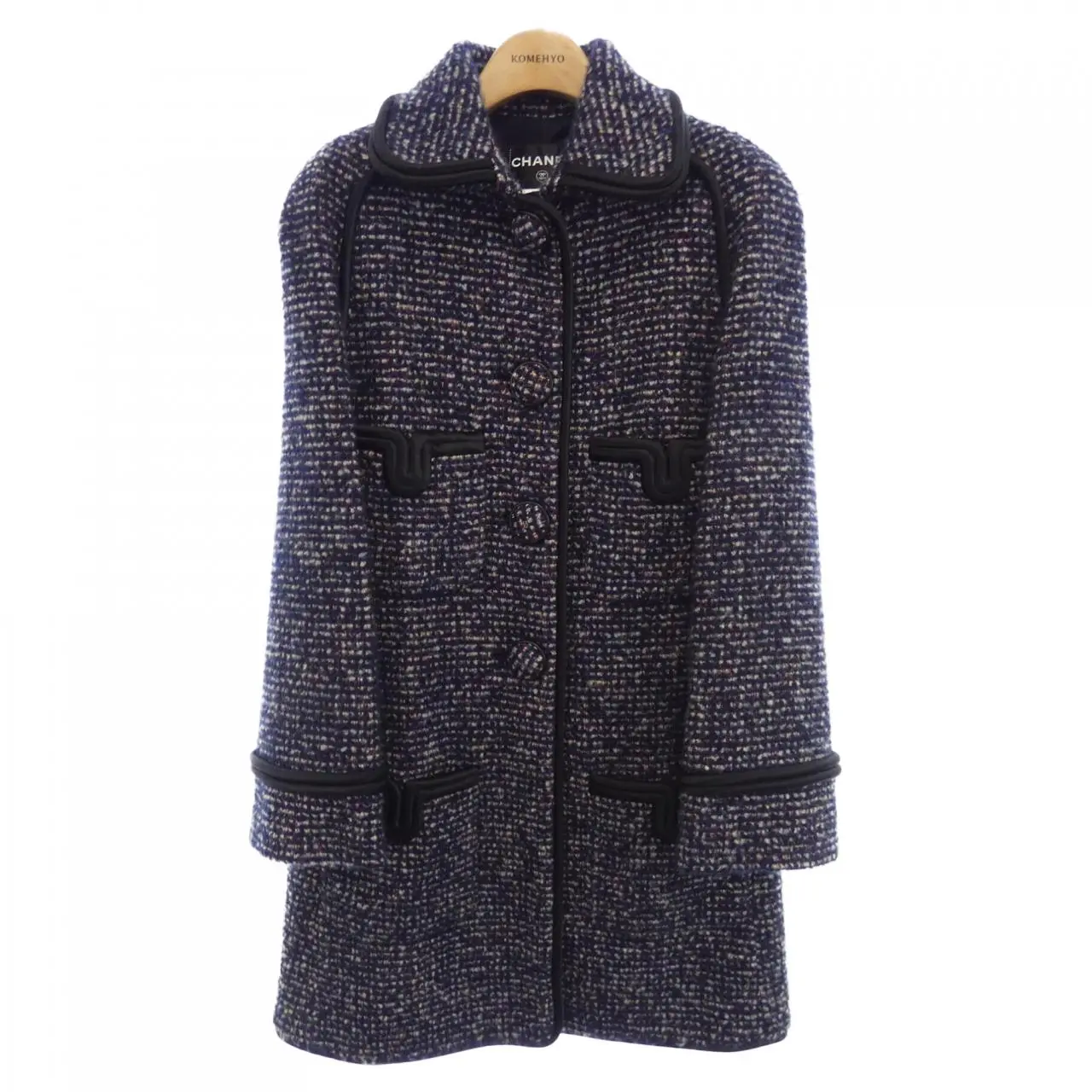 Pre-owned CHANEL Others Small Leather Goods P52270V39100 Cashmere Coat
