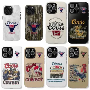 Coors Rodeo Camo phone Cases For iPhone 17 16 15 14 13 12 Promax Pro Plus, Double-layer hard shell protection,best Gift