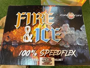 3 Box Pick Your Team Signed SpeedFlex Football Helmets Fire Factory