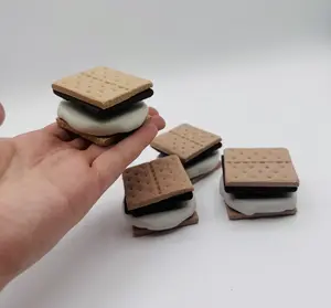 S'mores Fidget Clicker - Stress Relief Toy - 3D Printed Design for Anxiety Relief