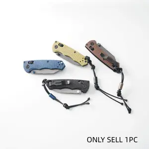 1pc Multi-Color Folding Knife Bm290, Outdoor Camping Survival Hunting Self-Defense Multifunctional Tactical Knife, Men's Gift for Christmas Halloween