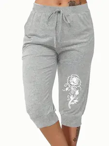 Lightweight Breathable Women's Harem Pants, Athleisure Style Pants, Loose Casual Elastic Waist Mid-Thigh, Suitable for Yoga & Exercise, Perfect for Any Occasion