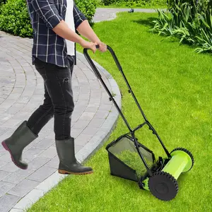 Manual Push Lawn Mower For Driveway Yard Garden Grass Cutting Tool home essentials